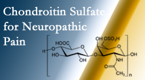 Executive Chiropractic of Iowa finds chondroitin sulfate to be an effective addition to the relieving care of sciatic nerve related neuropathic pain.