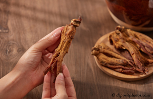 West Des Moines chiropractic nutrition tip: image of red ginseng for anti-aging and anti-inflammatory pain