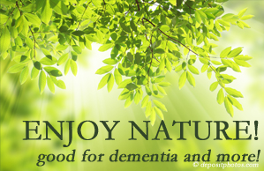 Executive Chiropractic of Iowa encourages our chiropractic patients to enjoy some time in nature! Interacting with nature is good for young and old alike, inspires independence, pleasure, and for dementia sufferers quite possibly even memory-triggering.